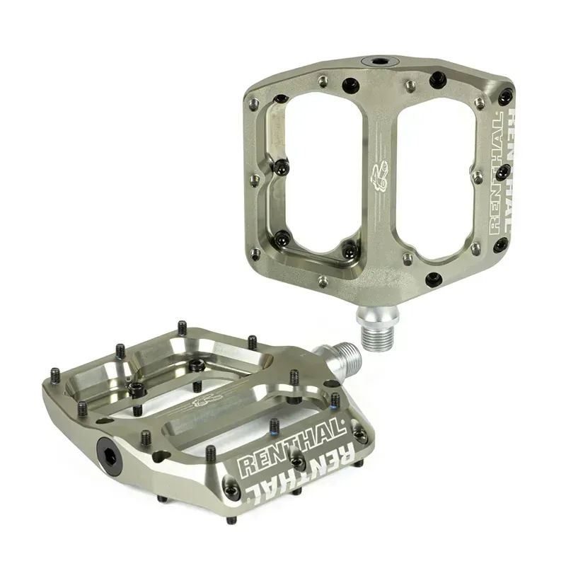 Renthal Revo-F 9/16-inch Aluminum Pedal in Alugold