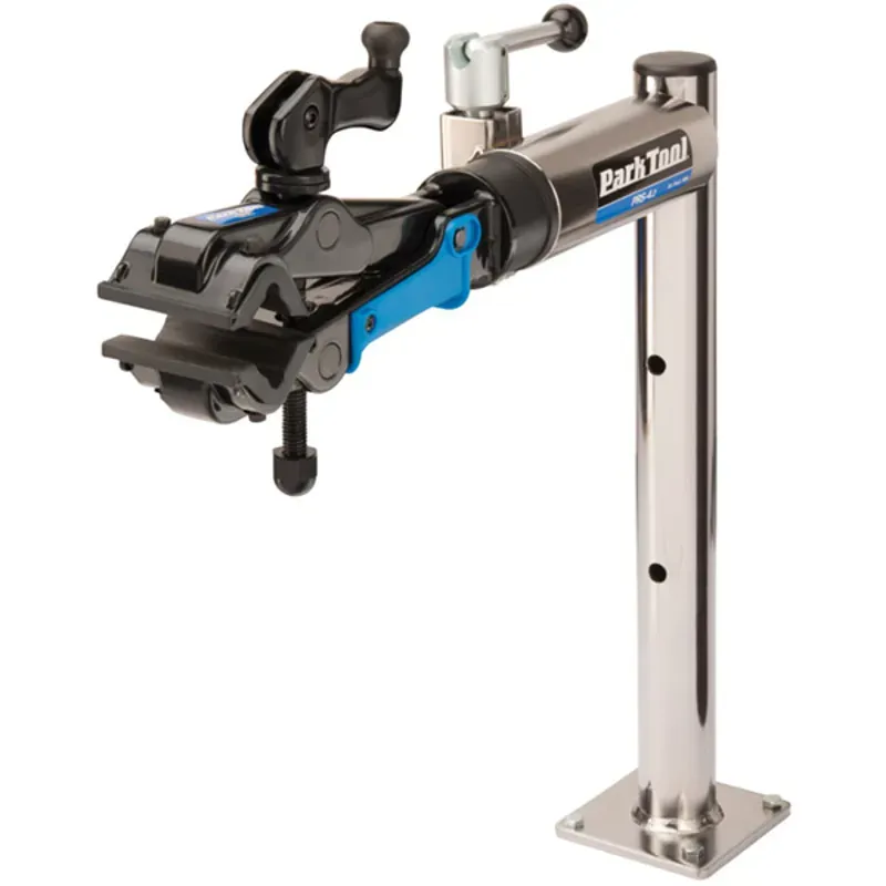 Park Tool PRS-4.2-2 Deluxe Bench Mount Repair Stand in Silver