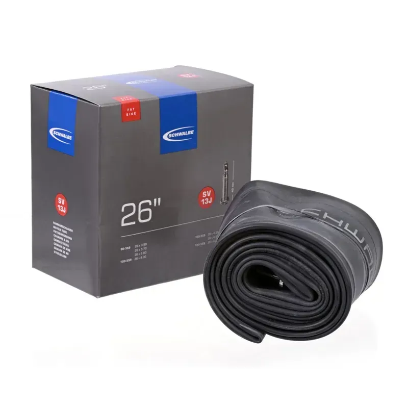 Schwalbe SV13J 26x3.5-4.8-inch 40mm Fat Bike Inner Tube in Black