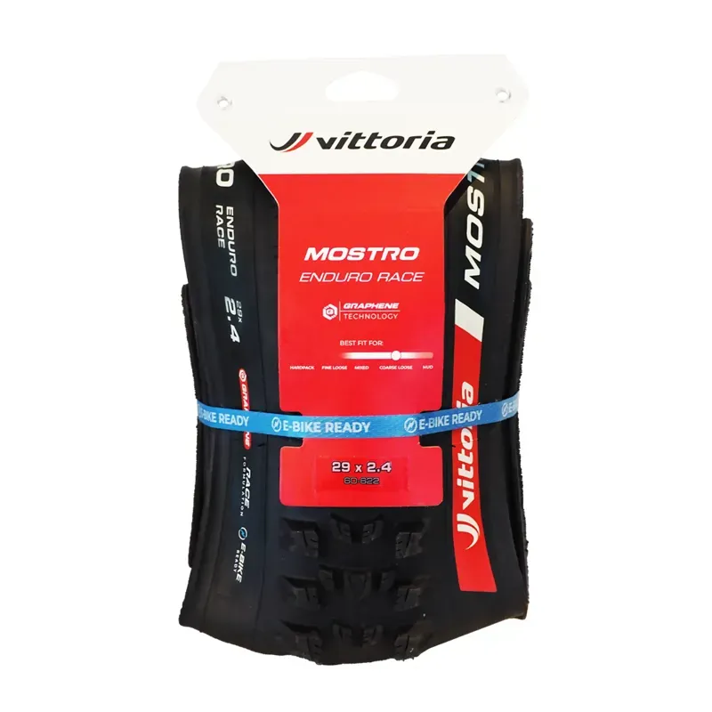 Vittoria Mostro Enduro Race Mag Tire w/ Graphic Large in Black