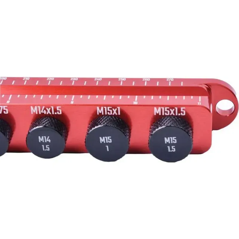Wheels Manufacturing Axle Ruler w/ Plug Gauge - M12x1mm